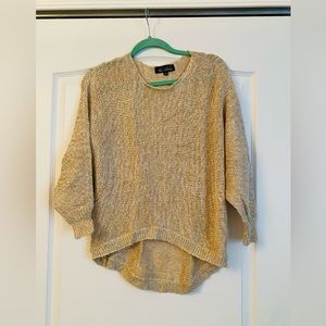 Nordstrom loose knit sweater beige women’s size M